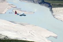 LC-130 Landing at Kangerlussuaq