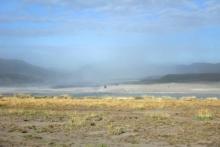 Sand Blowing in Kangerlussuaq