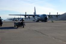 Four LC-130's Lined Up