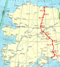 map of TransAlaskaPipeline, courtesy of Wiki-pedia Commons