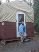 Our tent cabins at the Murie Science and Learning Center Field Camp