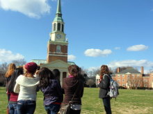 Wake Forest University clock tower