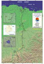 Toolik to Prudhoe Bay map courtesy of Toolik Field Station GIS