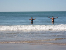 In the Ocean in New Zealand