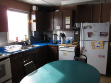 Kitchen at the McMurdo fire station