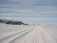 the road away from McMurdo