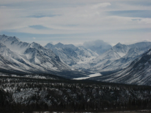 The immense vista of the valley