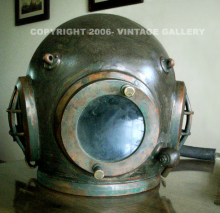 Siebe diving helmet 