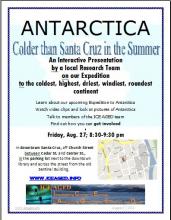 August 27 - Antarctica: Colder than Santa Cruz in the Summer