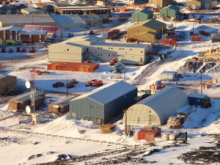 Close-up of McMurdo