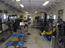 The gym in McMurdo