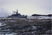 Garbage in McMurdo Sound