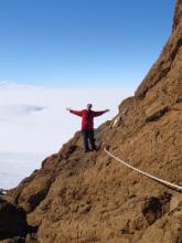 climbing castle rock