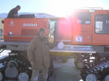 Rick and one of his tractors