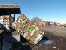 Cardboard bale