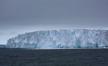 icebergs can frequently be seen from the deck of the R/V Nathaniel B. Palmer