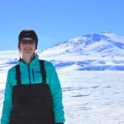 Linnea Pearson in Antarctica