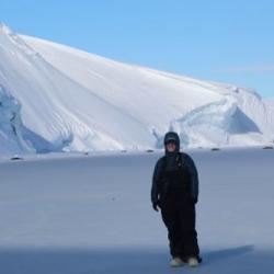 Emily Whitmer at Hutton Cliffs field site