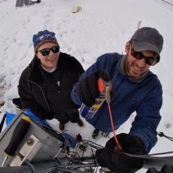 Ale Martinez and Jeremy May setting up the MISP tram