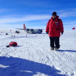 The plane that took me from my South Pole home