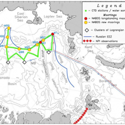 NABOS Cruise Map