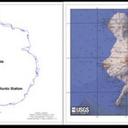 Map of Antarctica and Ross Island