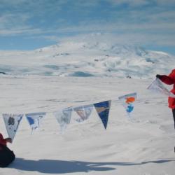 Mt. Erebus flags