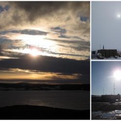 Midnight sun at Toolik