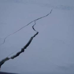 Oden Breaking Through the Ice