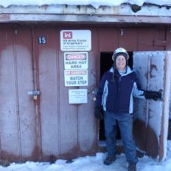 Entrance to the Permafrost Tunnel