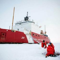 Ice characterization studies and USCGC Healy