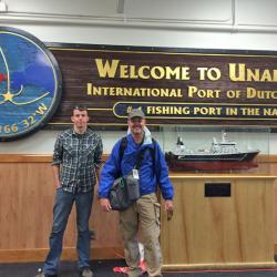 Bill Schmoker and Chris Marsay in Dutch Harbor