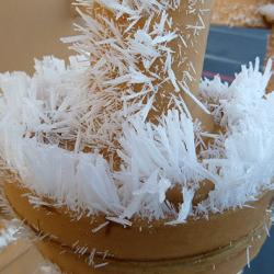 Hoarfrost Crystals on Railing