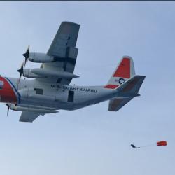 Air-To-Sea Drop From Coast Guard C130