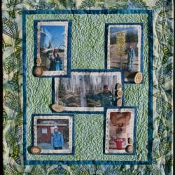 Photo Art Quilt of Fairbanks Field Trips