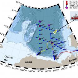 Location of the CCGS Louis S. St-Laurent