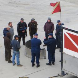 Repair discussion about the shaft at Dutch Harbor