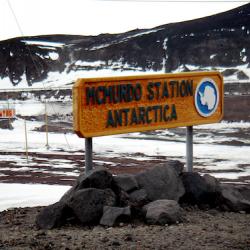 The McMurdo Station, Antarctica