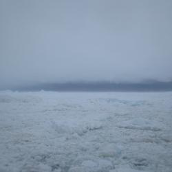 The high winds and snow make it harder for the crew to work the ice.