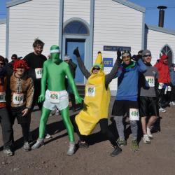 The WAIS Divide crew getting ready to run. 