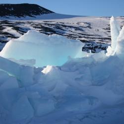 Pressure ridges and Ross Island