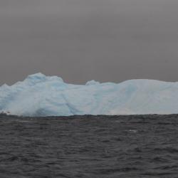 Leaning iceberg