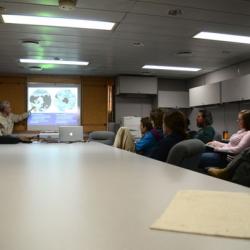 Jim presenting a science talk