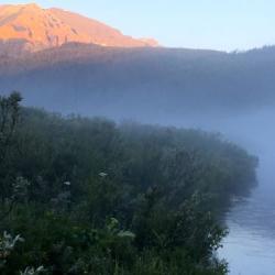 Morning Mist at Waterton