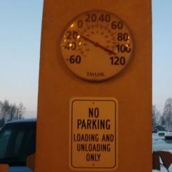 20 Below Morning in Fairbanks.