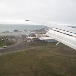 Plane Landing in Barrow