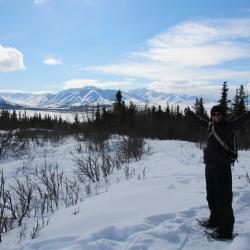 Kim at Denali