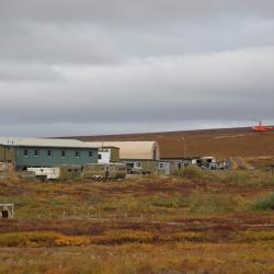 Helicopter at Toolik Field Station