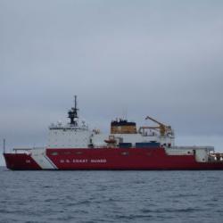 View of the Healy as we pulled away and headed towards Barrow. 