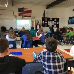 Students from the Anvil City Science Academy learning about Arctic Research